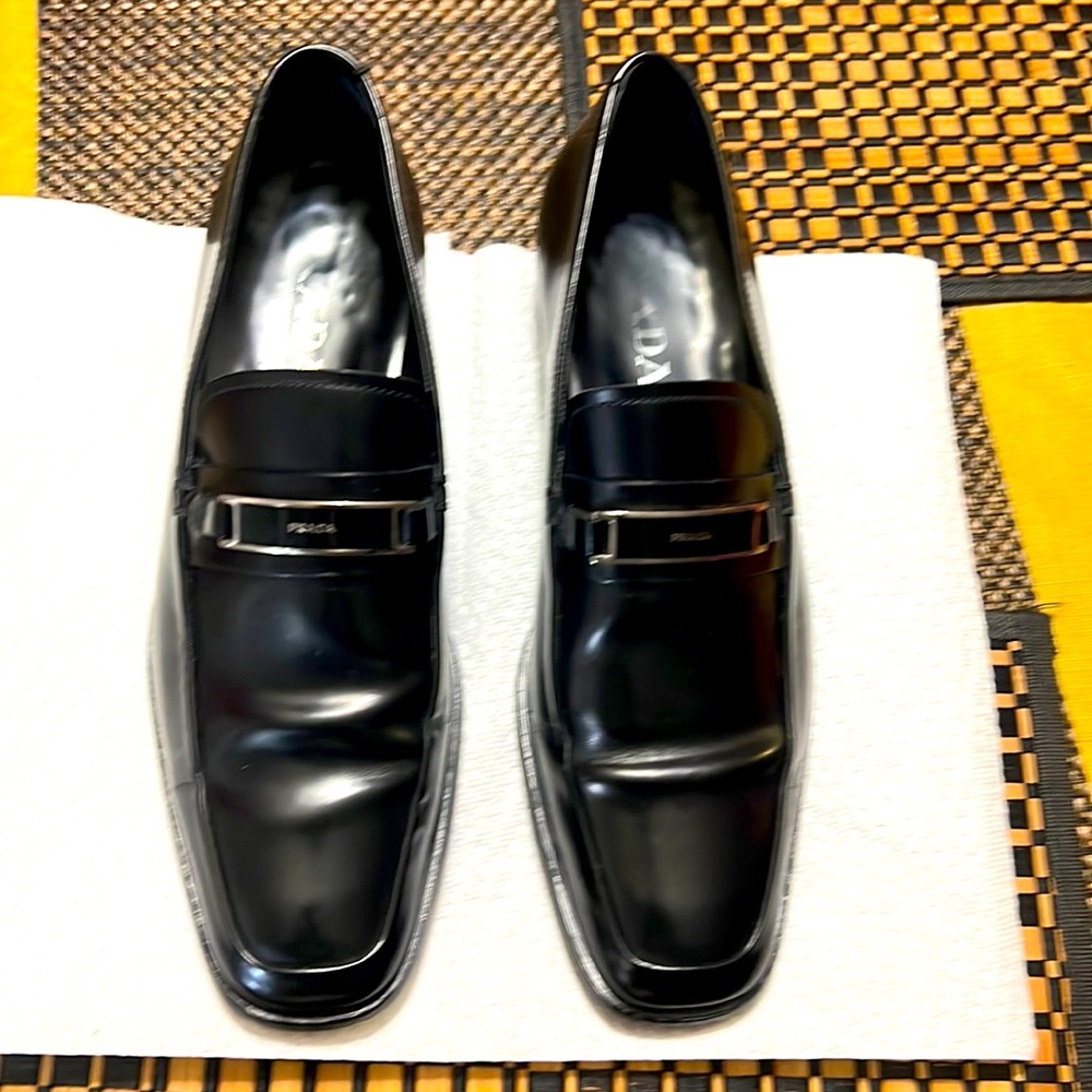 Used Prada loafers .